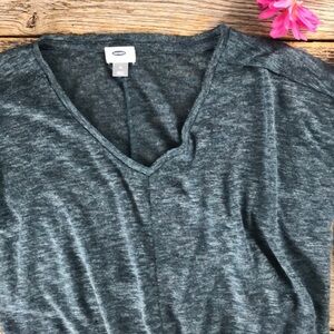 Old Navy Boxy Heather-Slub Sweater Top Size Medium